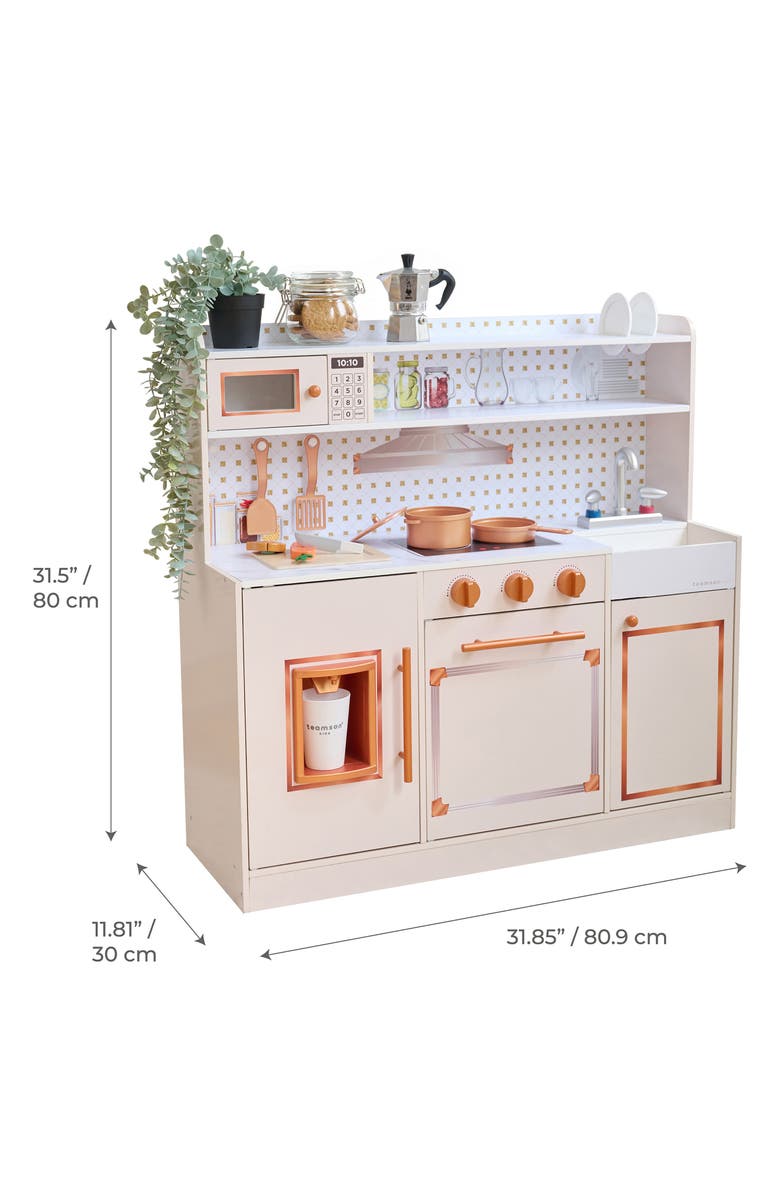 Teamson Kids Little Chef St. Louis Play Kitchen & Accessories, Alternate, color, White