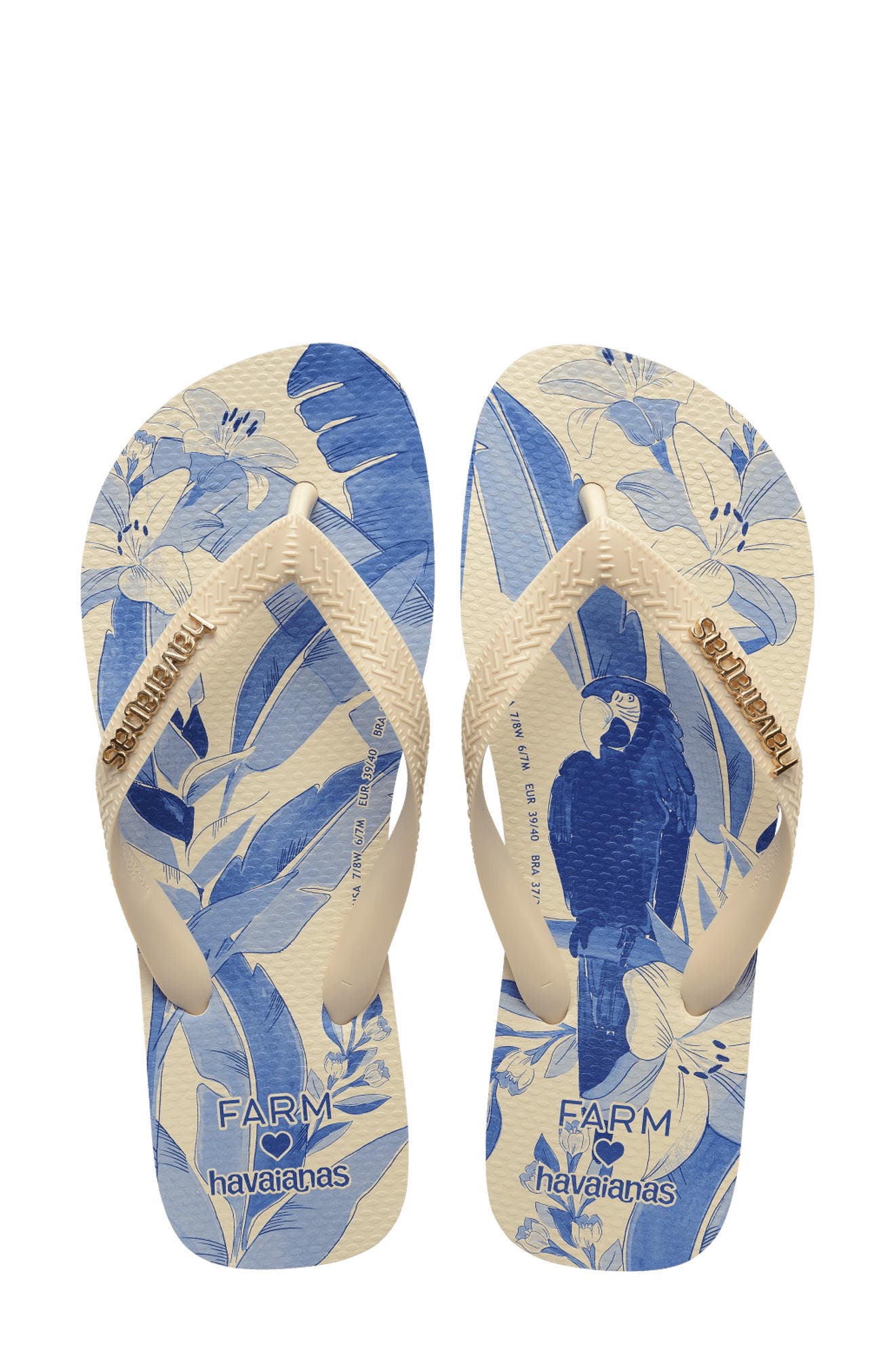 Havaianas x Farm Rio Fresh Fruit Flip Flop, Alternate, color, 