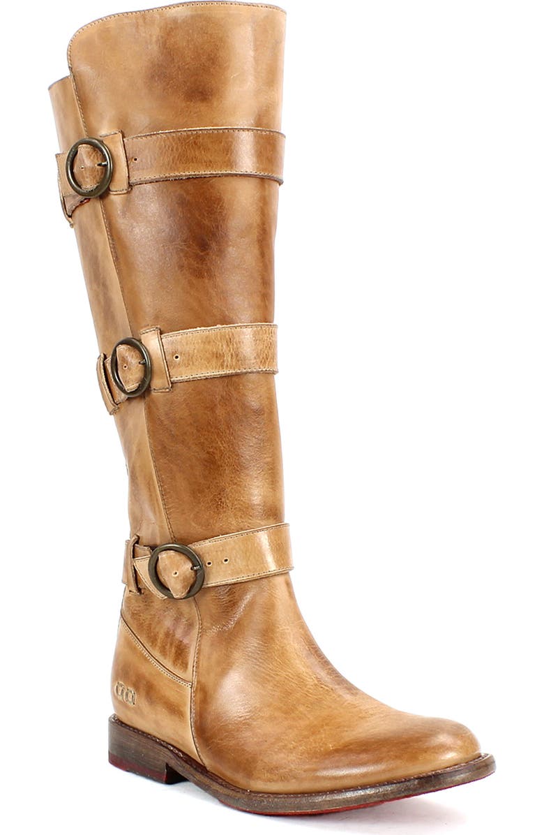 Bed Stu Kitty Engineer Boot, Main, color, Tan Rustic