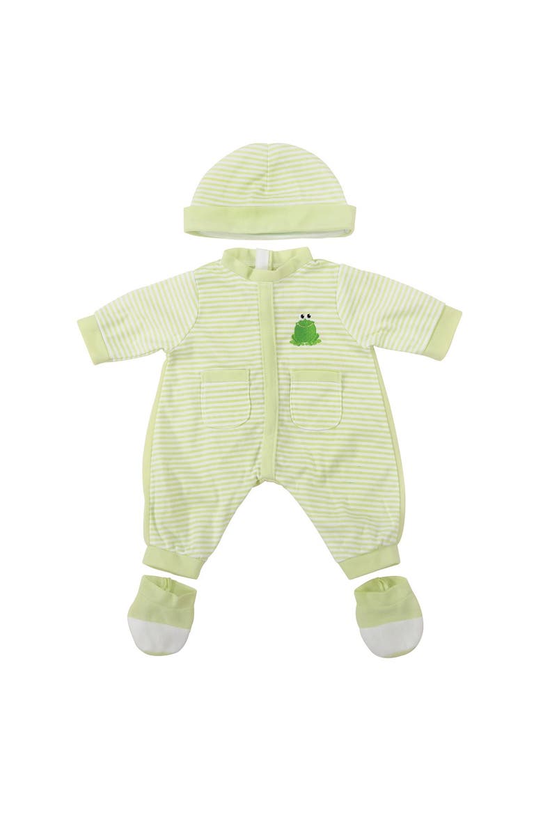 Soft and Loveable 20" Realistic Doll Clothes with Booties - Set of 3, Alternate, color, Multicolored