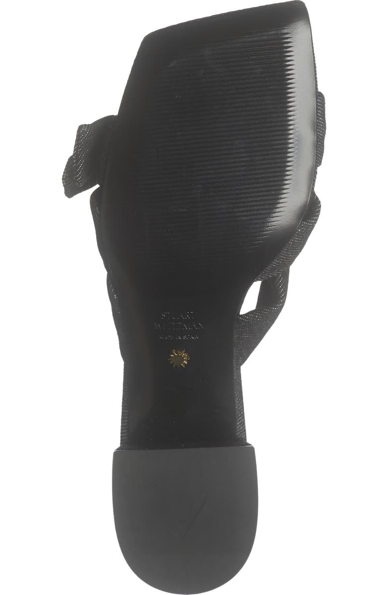 Stuart Weitzman Sofia 45 Slide Sandal, Alternate, color, Black