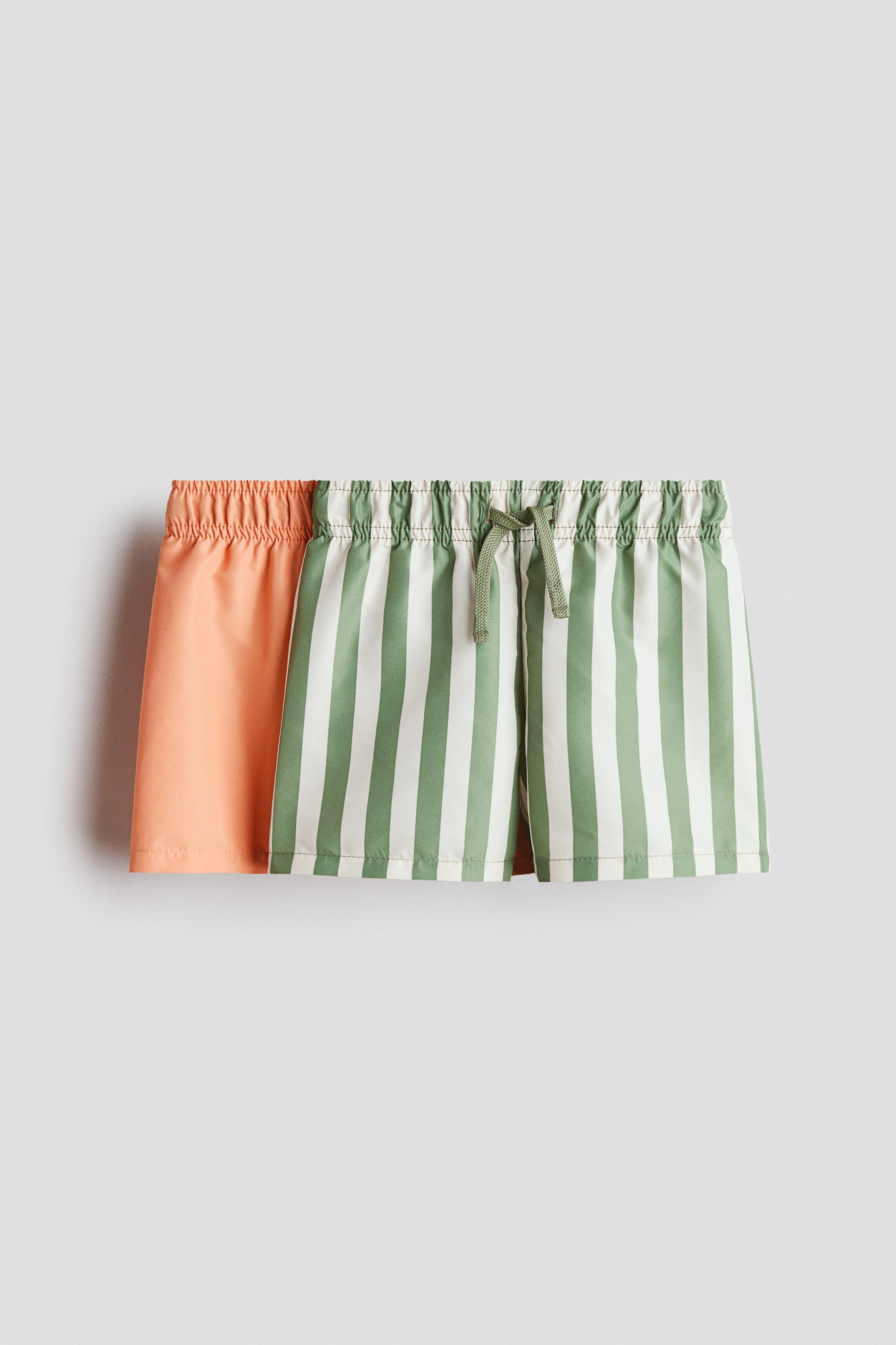 selected Orange/green striped