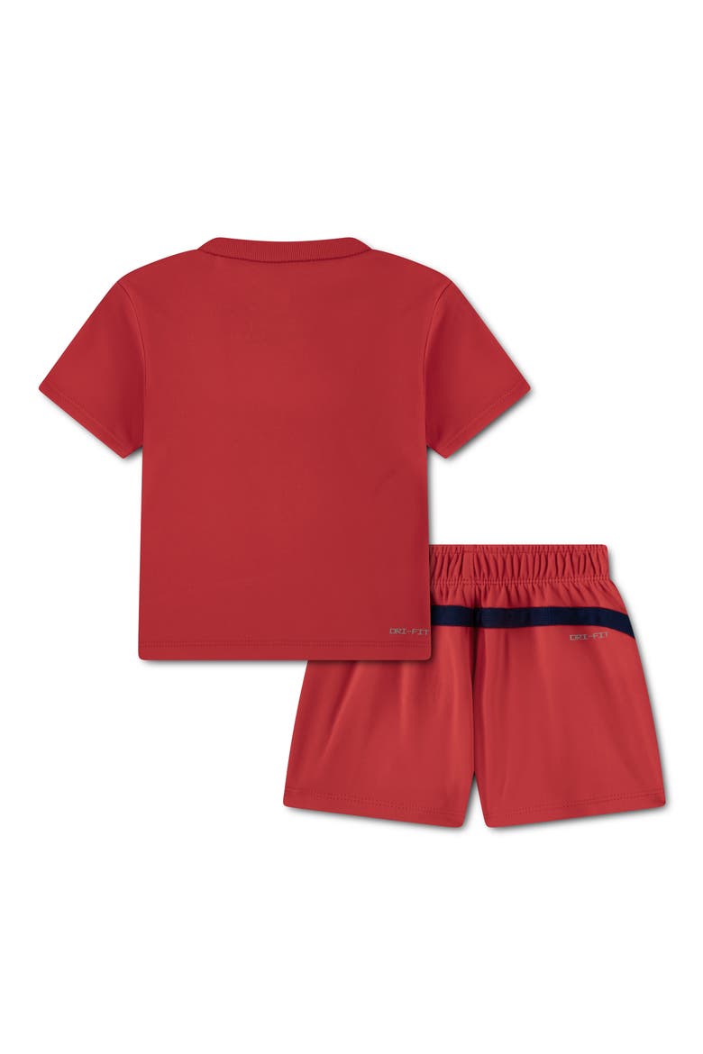 Dri-FIT Goal Mode T-Shirt & Shorts Set, Alternate, color, UNIVERSITY RED