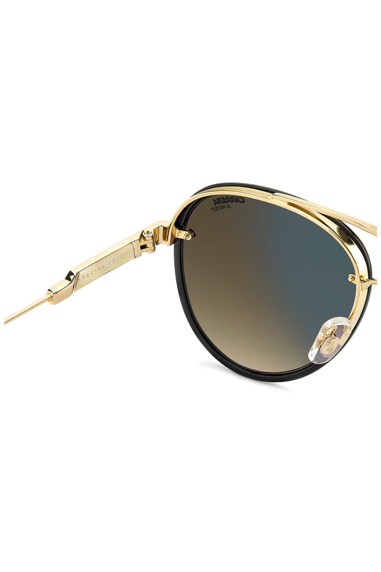 Glory 58mm Pilot Sunglasses, Alternate, color, GOLD BLACK