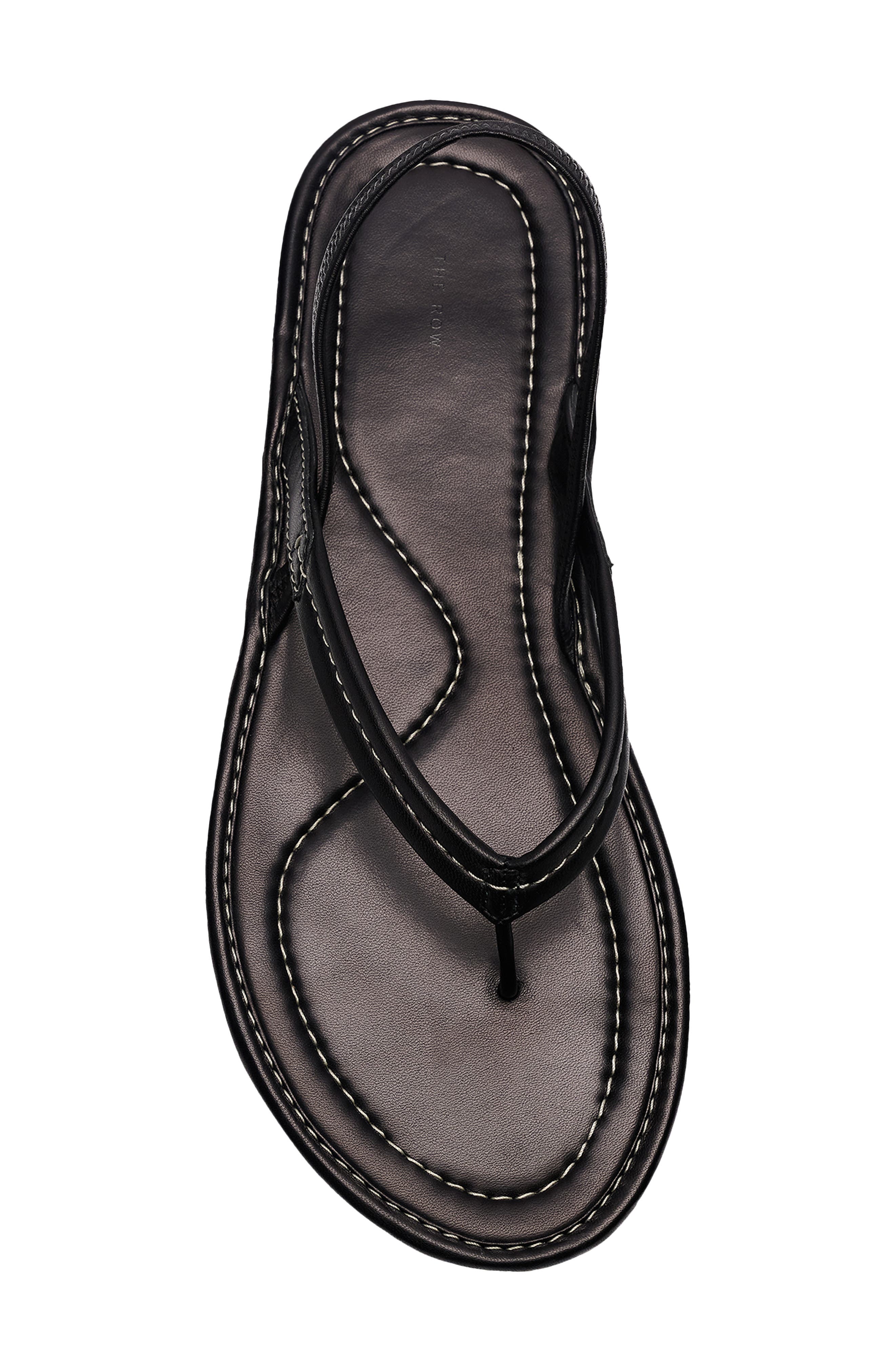 The Row Malick II Slingback Sandal, Alternate, color, Black