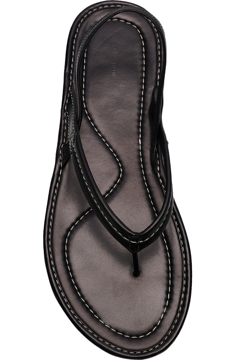 The Row Malick II Slingback Sandal, Alternate, color, Black