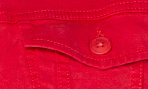 Liverpool Los Angeles Button Front Trucker Jacket In Geranium