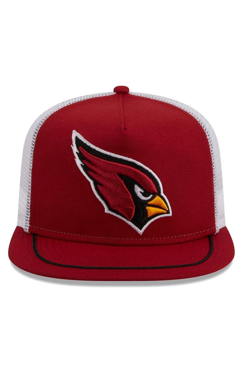 New Era Men's New Era Cardinal/White Arizona Cardinals Original Classic Golfer Adjustable Hat, Alternate, color, Cardinal