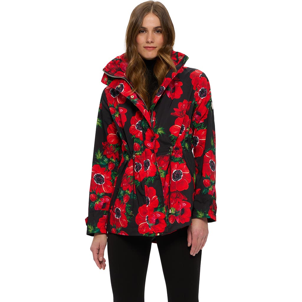 Gorski Lightweight Zip Jacket, Concealed Hood In Burgundy