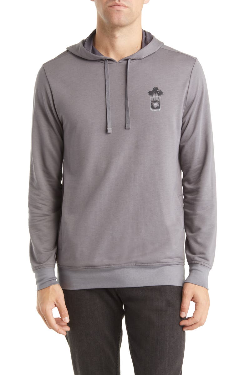 TravisMathew Two Weeks Off Graphic Hoodie, Main, color,