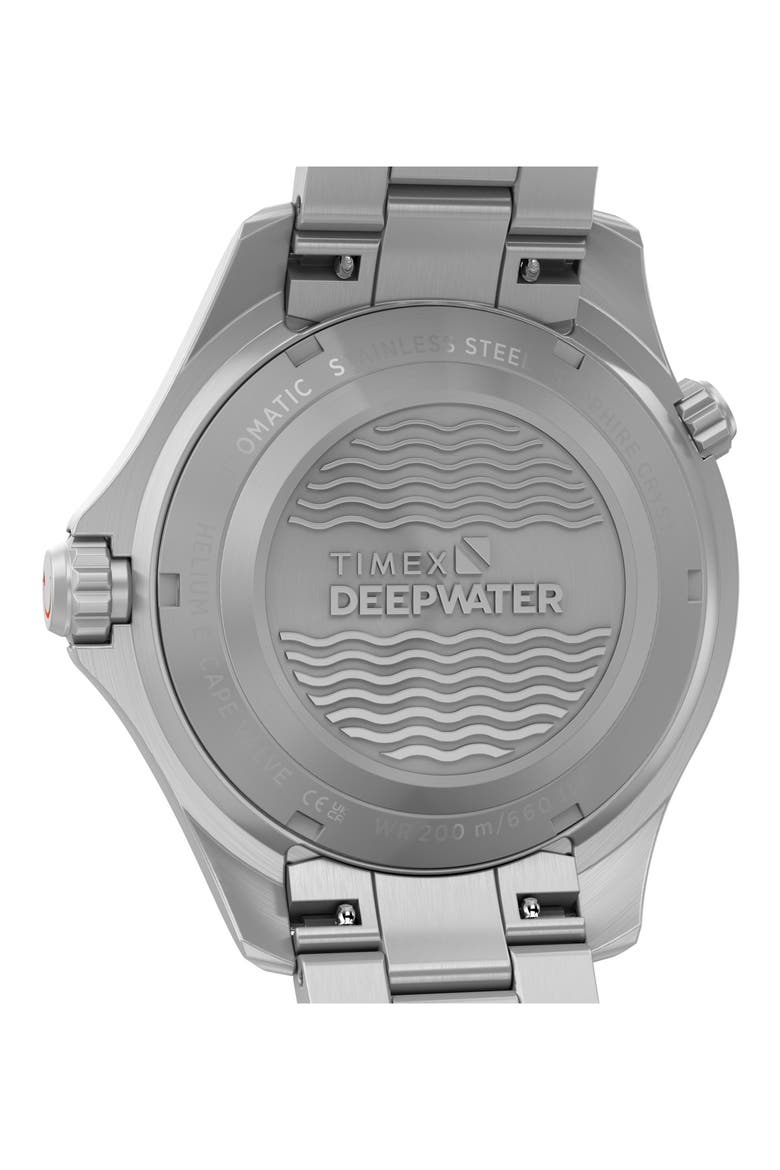 Deepwater Meridian Automatic Bracelet Watch, 41mm, Alternate, color, SILVER