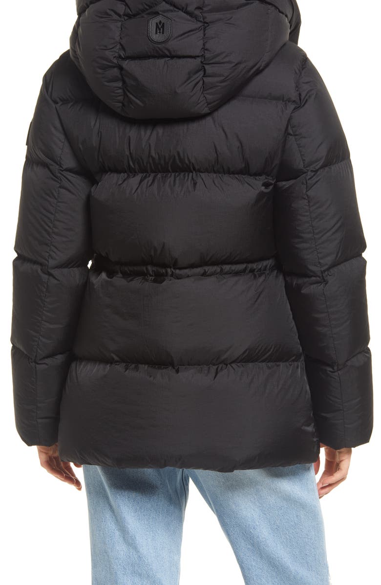 Mackage Freya Foil Shield Water-Repellent Hooded Down Jacket, Alternate, color, 