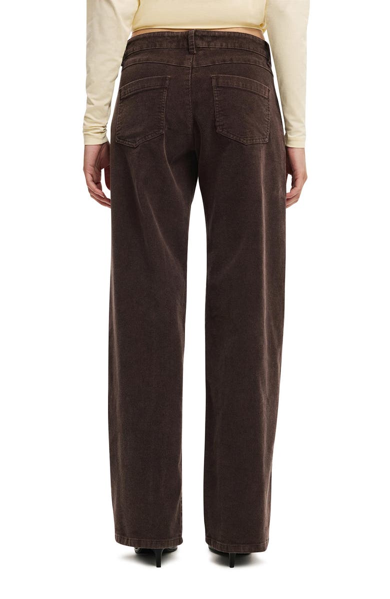 Cotton On Women's Low Rise Straight Cord Pant, Alternate, color,