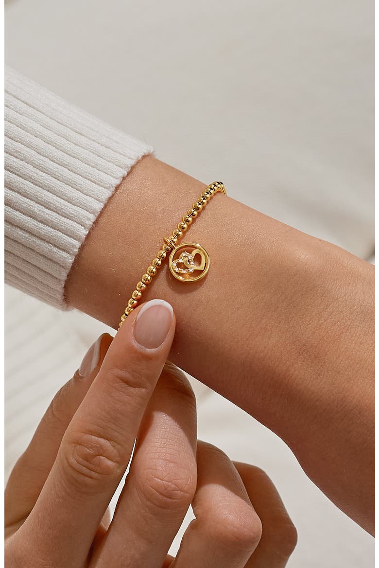 A Little 'Love And Friendship' Bracelet In Gold-Tone Plating, Alternate, color, Metallic Gold