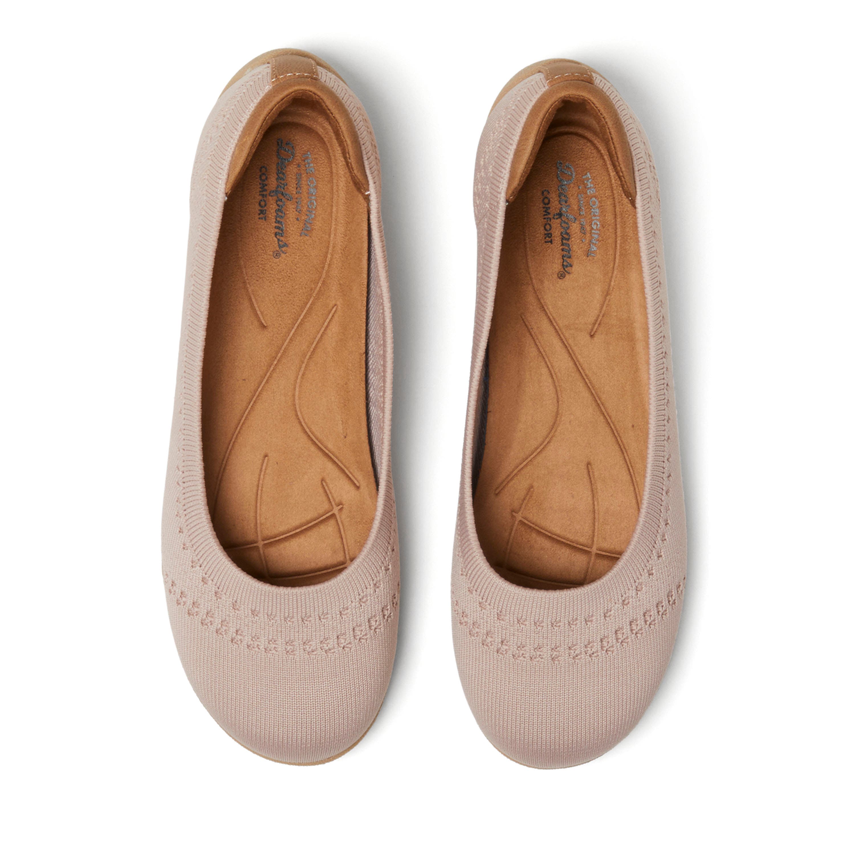 DEARFOAMS Misty Ballet Flat, Alternate, color, Pink