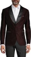 SOUL OF LONDON Shawl Collar Two Button Tuxedo Jacket