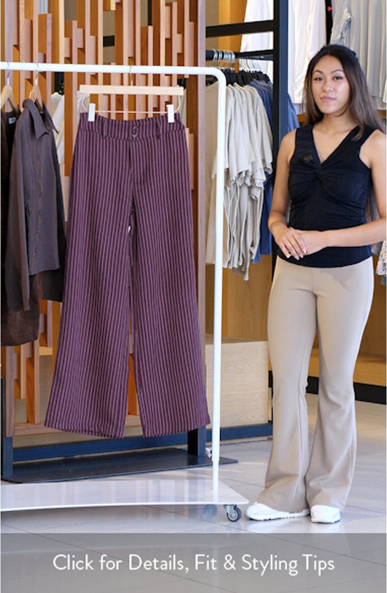 Lorenne Stripe Wide Leg Pants, sales video thumbnail