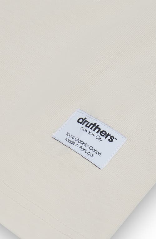 DRUTHERS NYC DRUTHERS NYC HEAVYWEIGHT ORGANIC COTTON T-SHIRT