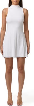 Naked Wardrobe Active Mock Neck Minidress