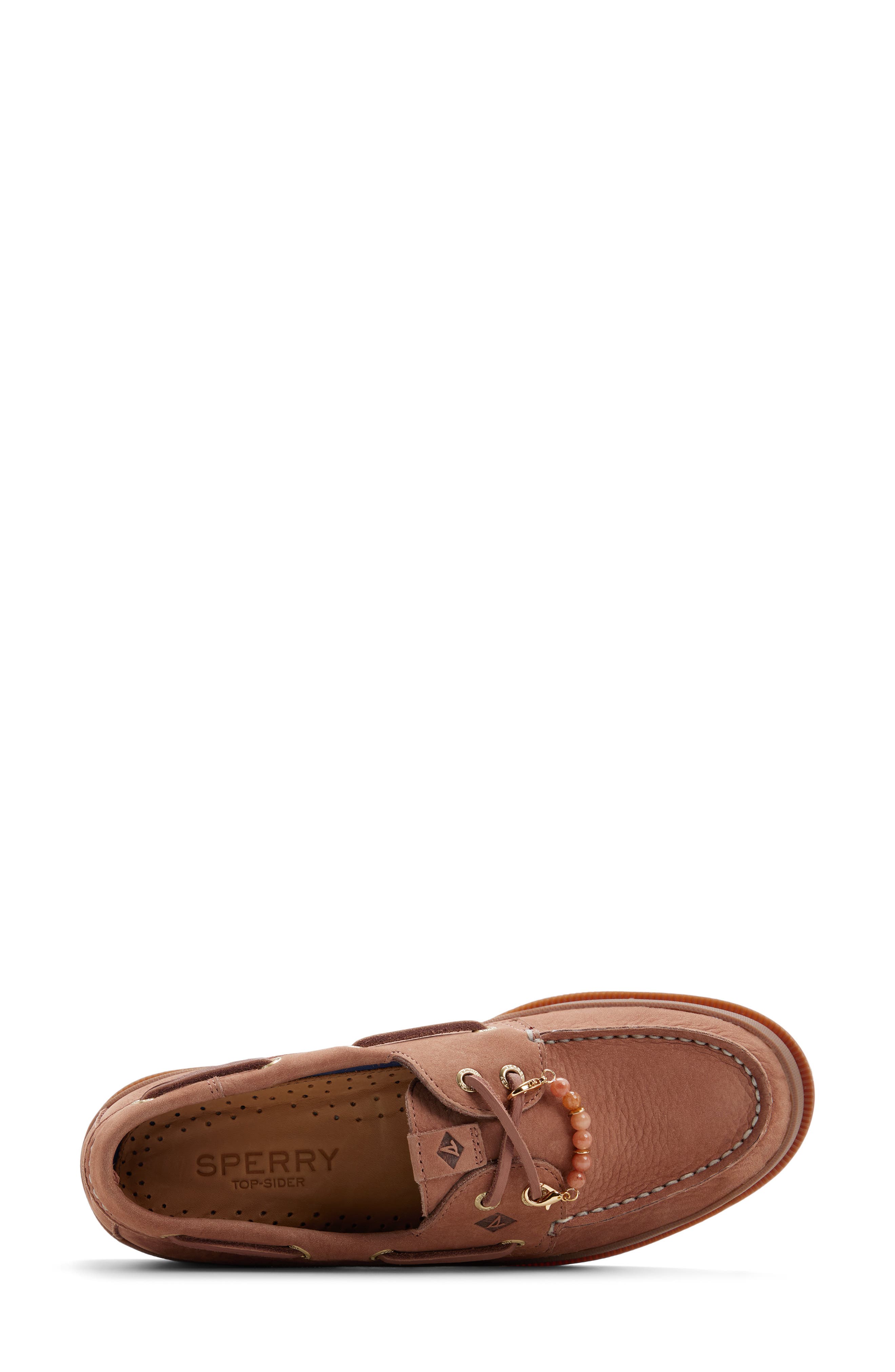 Authentic Original 2-Eye Mudguard Boat Shoe, Alternate, color, AMARETTO