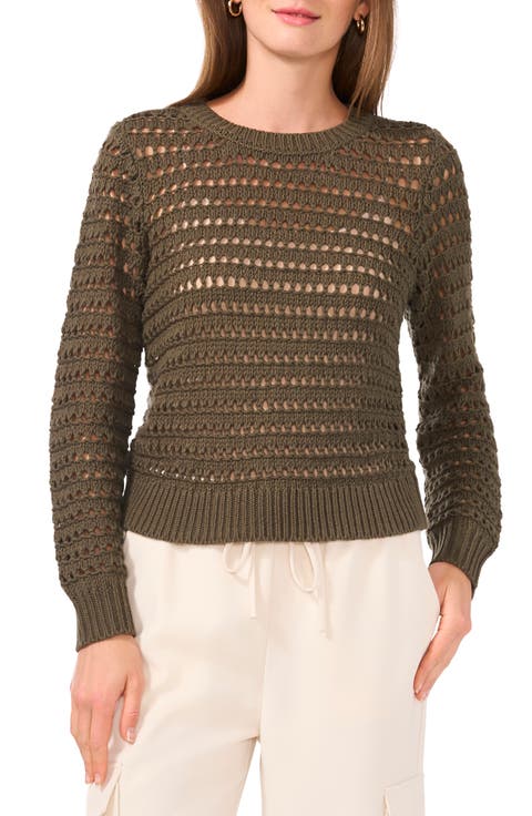 Open Knit Sweater