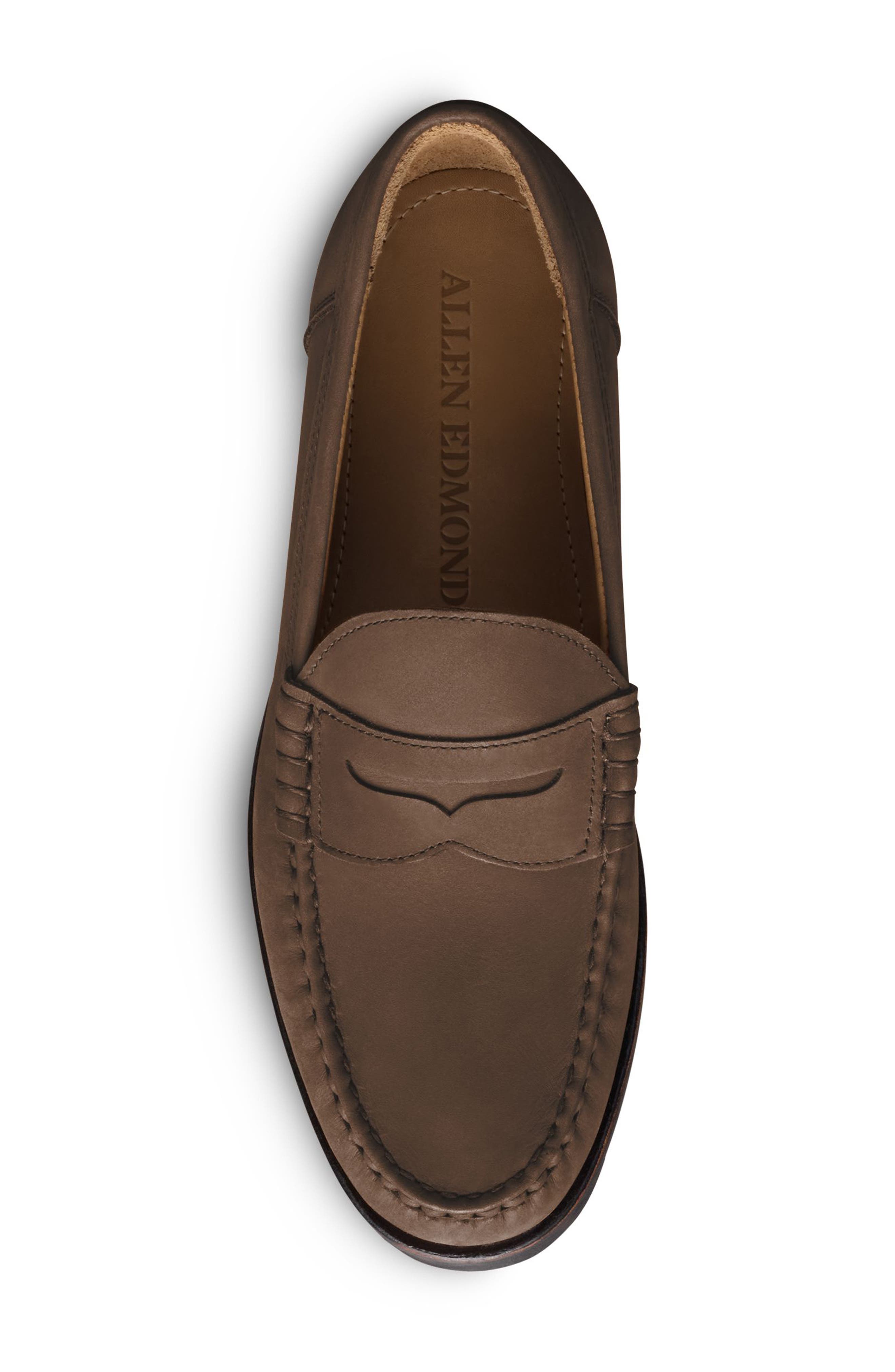 Nelson Penny Loafer, Alternate, color, BROWN SUEDE