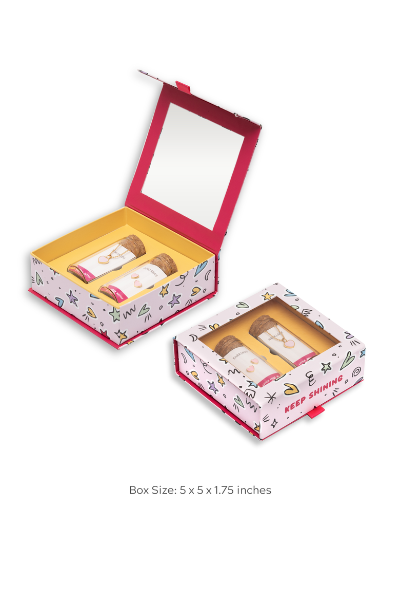 Sterling Silver Cross Jewelry Set in Signature Gift Box, Alternate, color, Silver