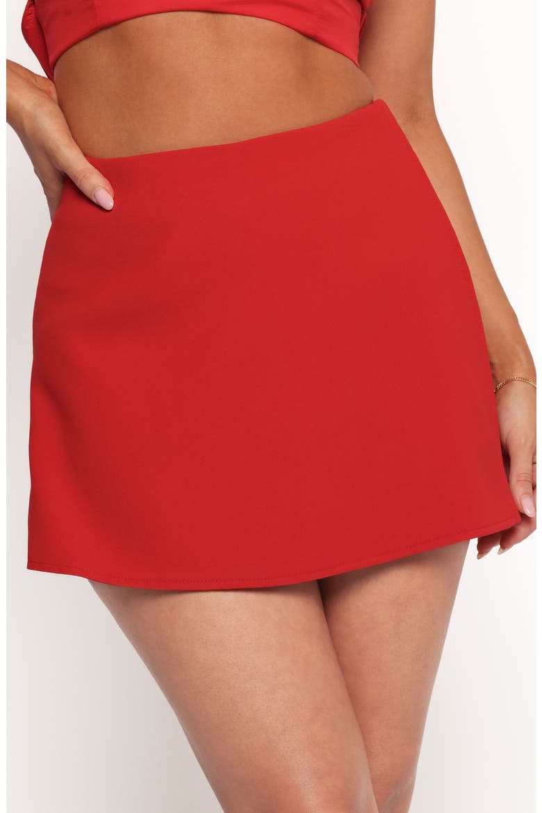 Suki Tiered Ruffle Skort, Alternate, color, RED
