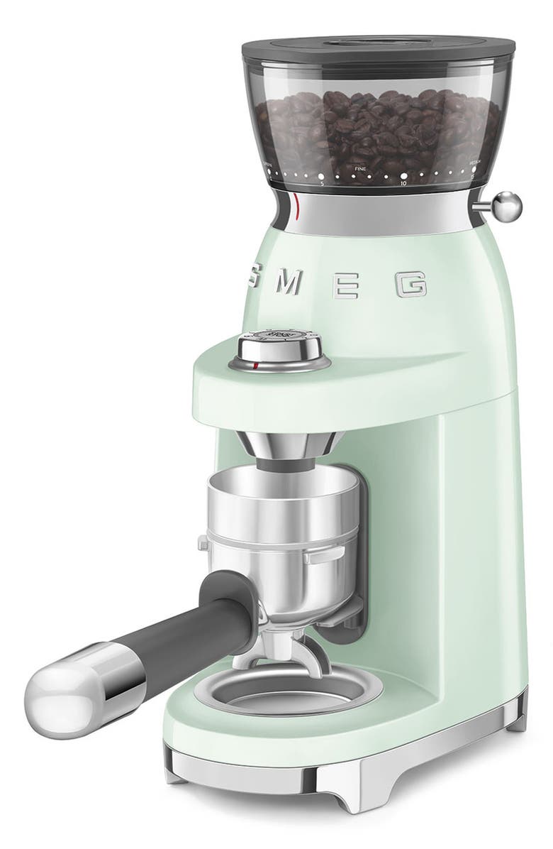 smeg '50s Retro Style Espresso Grinder, Alternate, color, Pastel Green