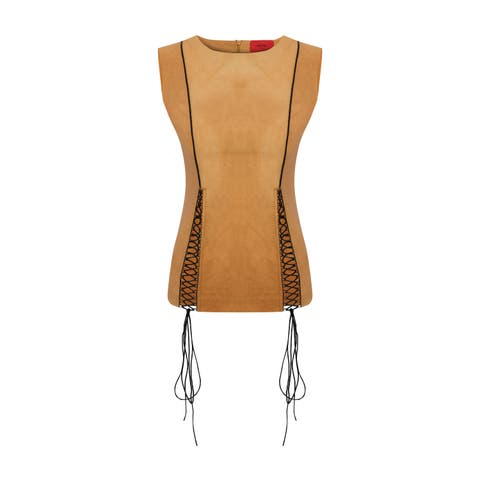 Cotton Top With Slit Detail