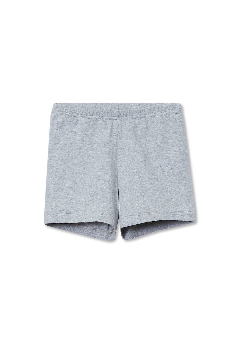 Girls Tough Cotton Cartwheel Shorts, Main, color, Gray Heather