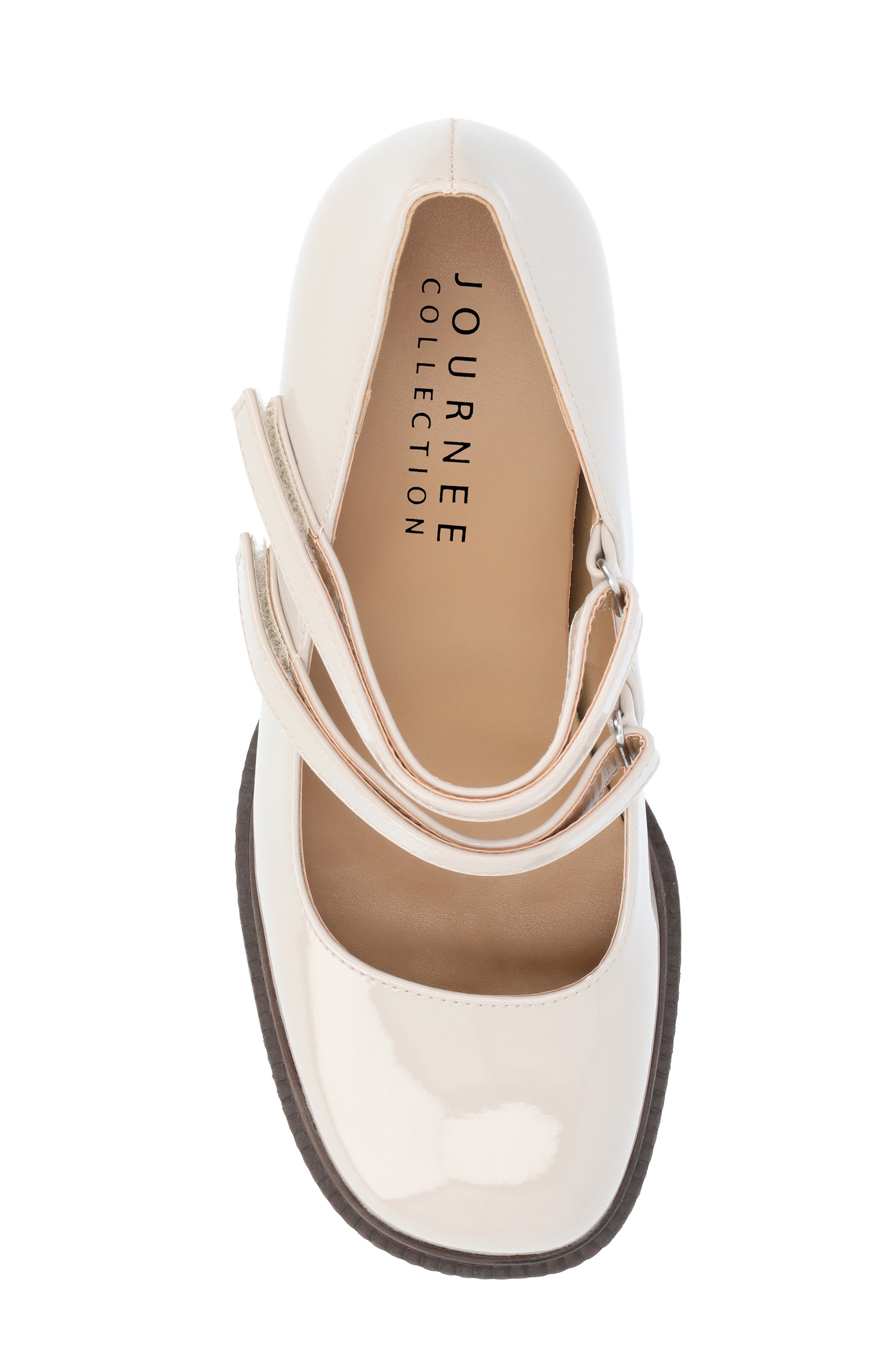 Journee Collection Shasta Mary Jane Pump, Alternate, color, Grey