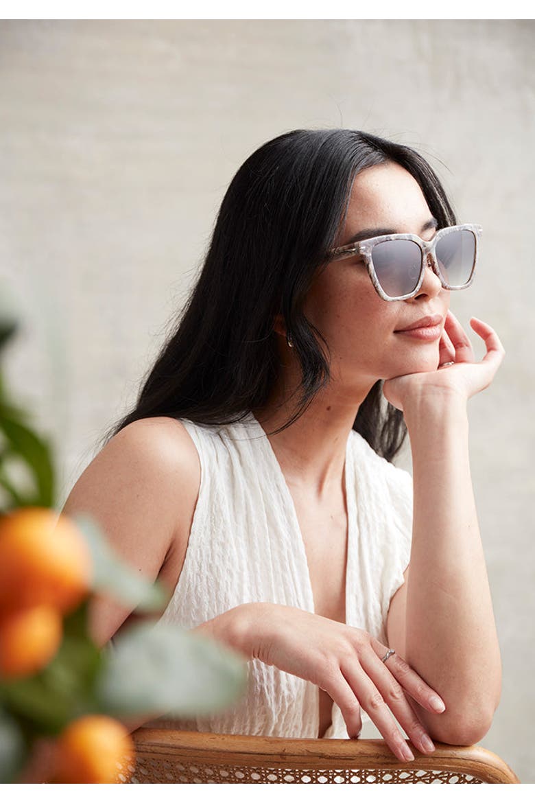 Bella Polarized Sunglasses, Alternate, color, Oyster