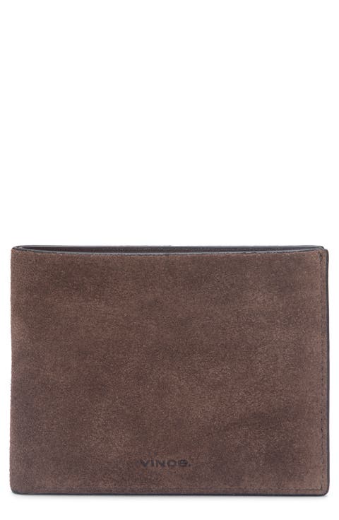 Suede Bifold Wallet