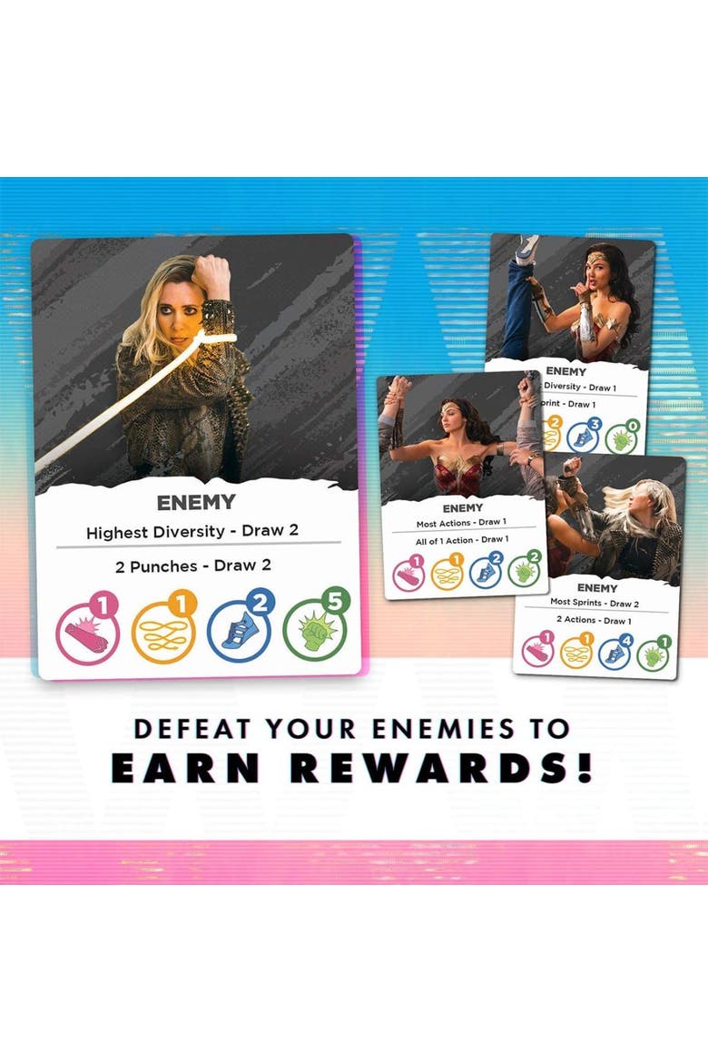 Wonder Woman 1984 Card Game, Alternate, color, Multicolored