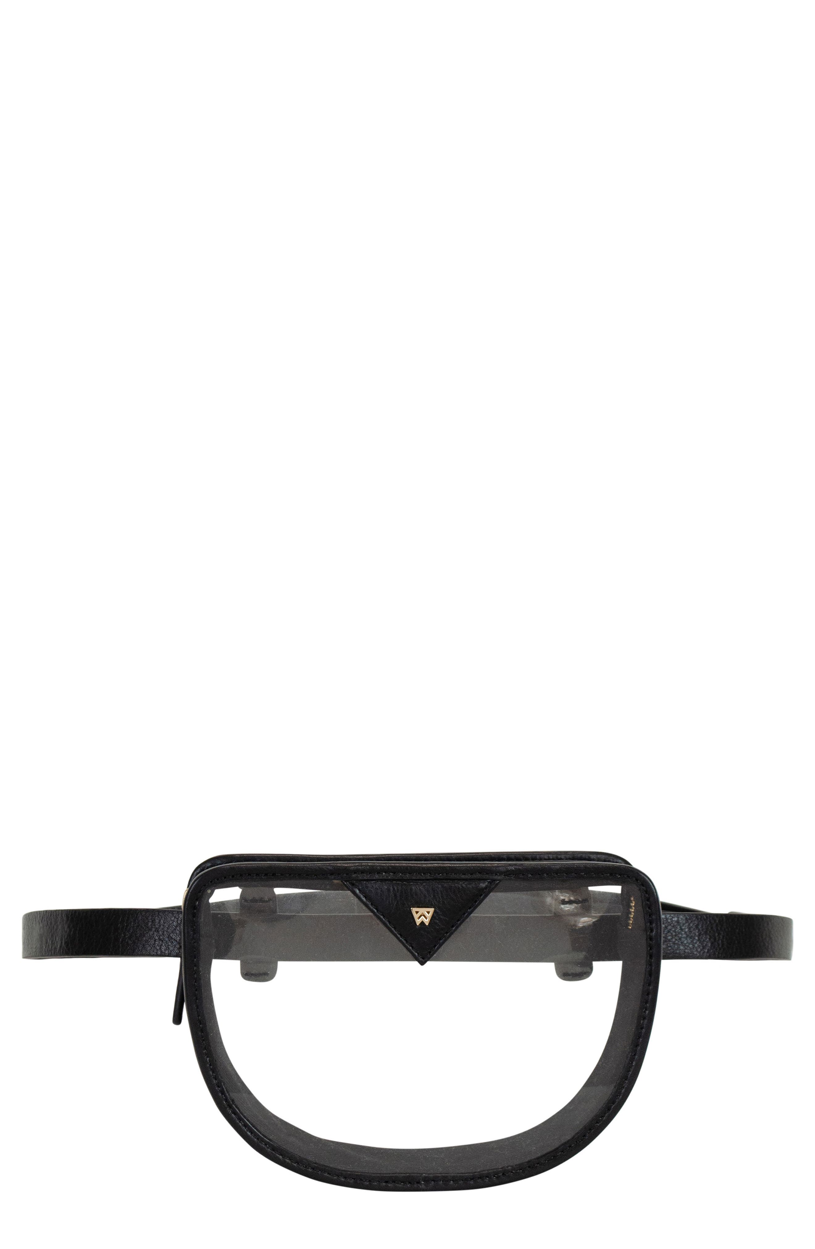 Kelly Wynne Clear BRB Convertible Crossbody & Belt Bag, Main, color, 