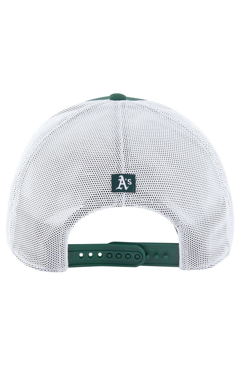 '47 Men's '47 Green Athletics Downburst Trucker Adjustable Hat, Alternate, color, Green