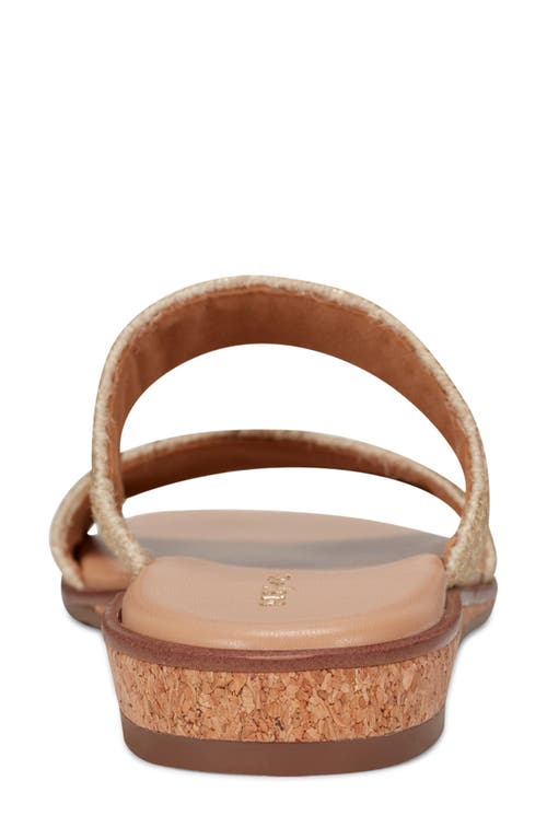 Easy Spirit Loyal Slide Sandal In Metallic Gold