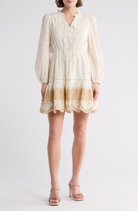 Long Sleeve Cotton Dress