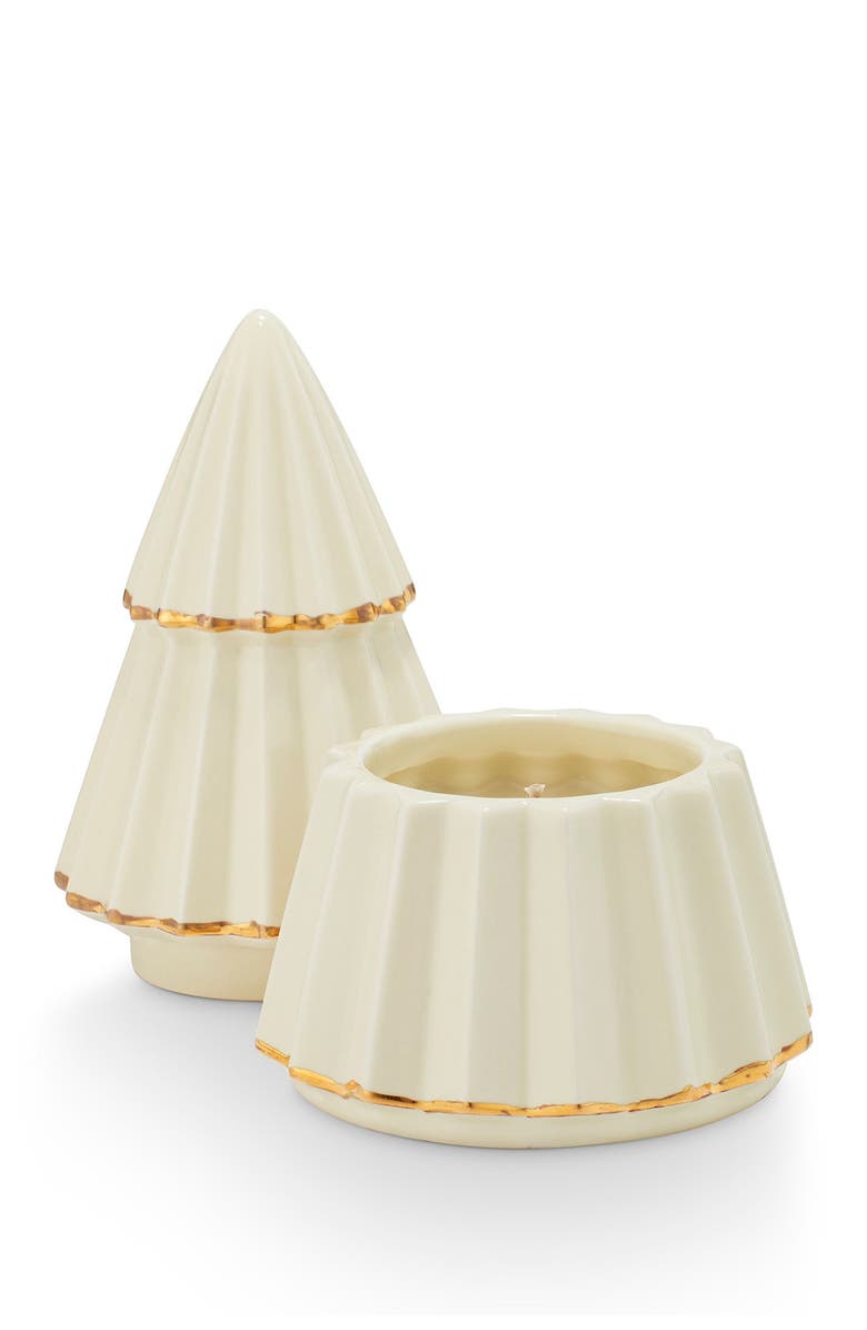 ILLUME<sup>®</sup> Cozy Cashmere Gilded Tree Candle, Alternate, color, Cream