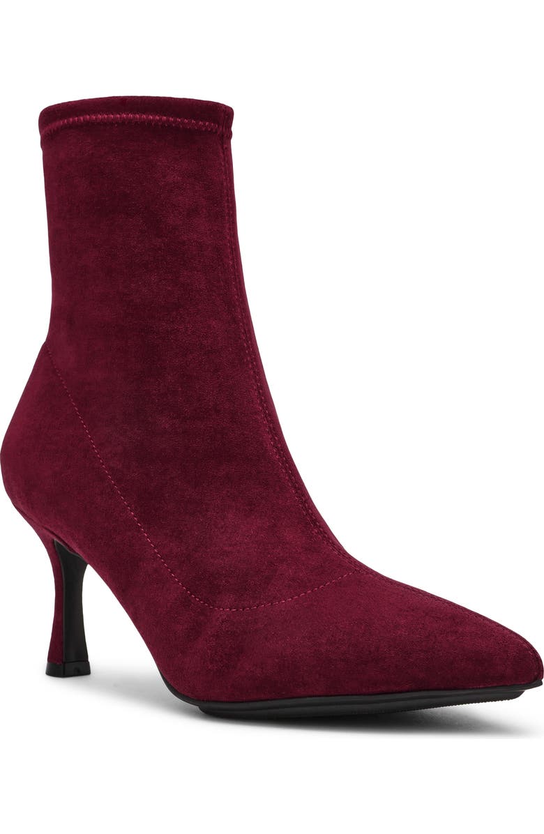 Anne Klein Reese Pointed Toe Boot, Main, color, Burgundy
