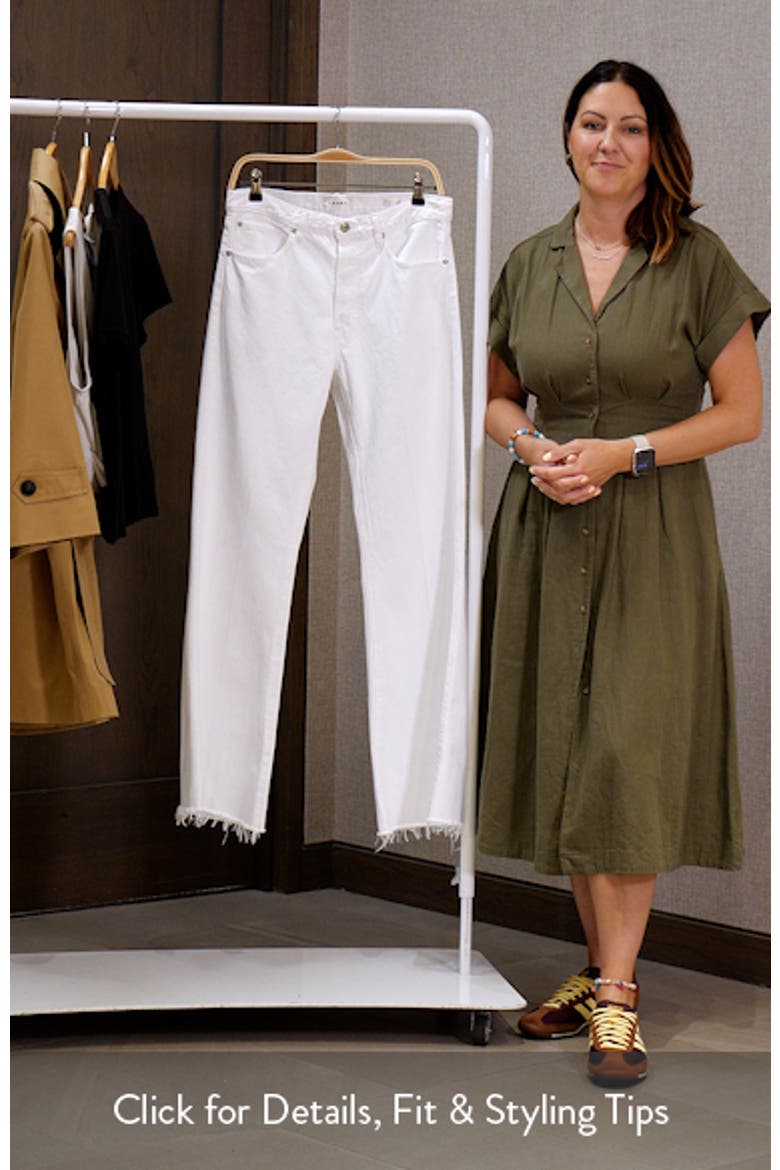 The Lax Frayed High Waist Flare Jeans video