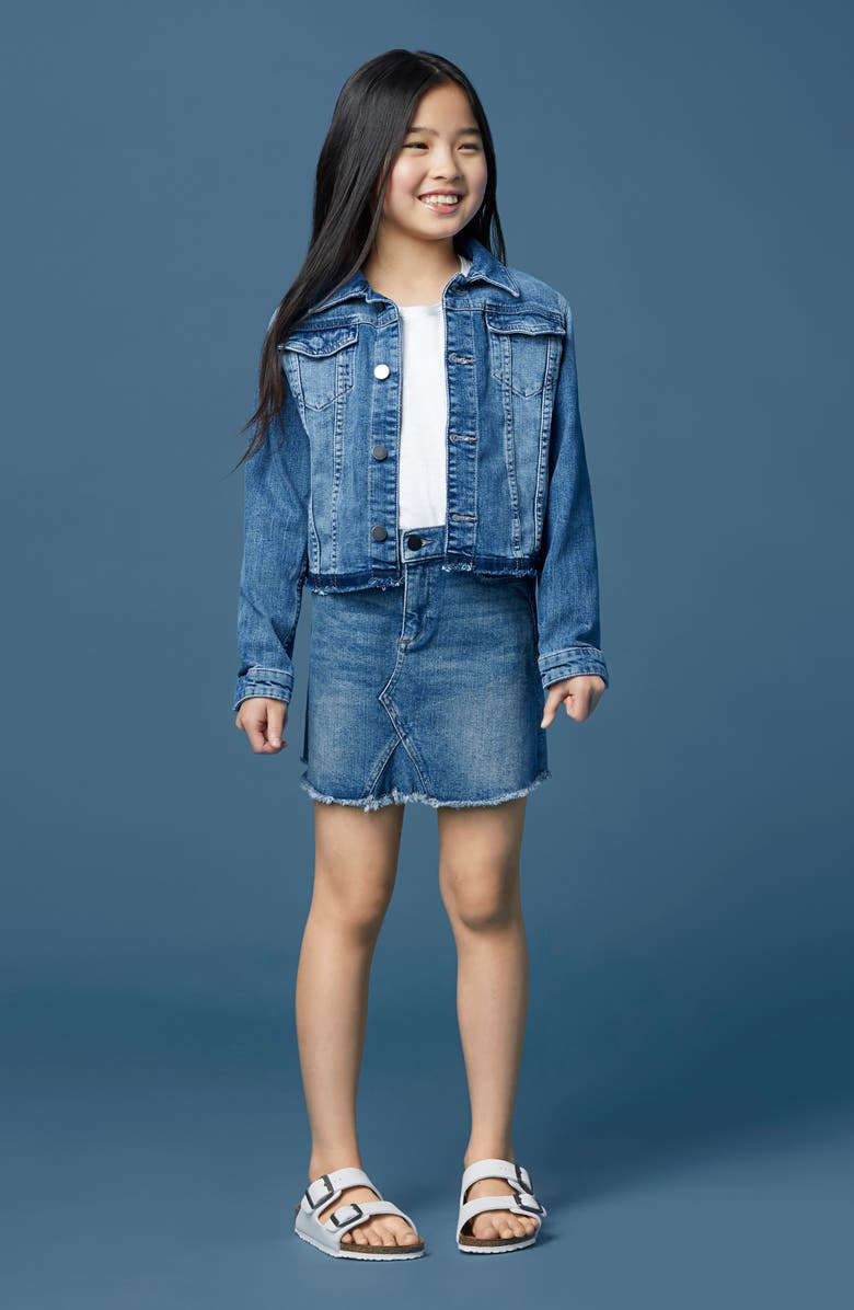 DL1961 Denim Miniskirt, Alternate, color,