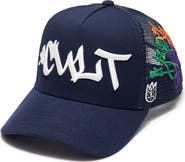 Cult of Individuality Graffiti Logo Trucker Hat