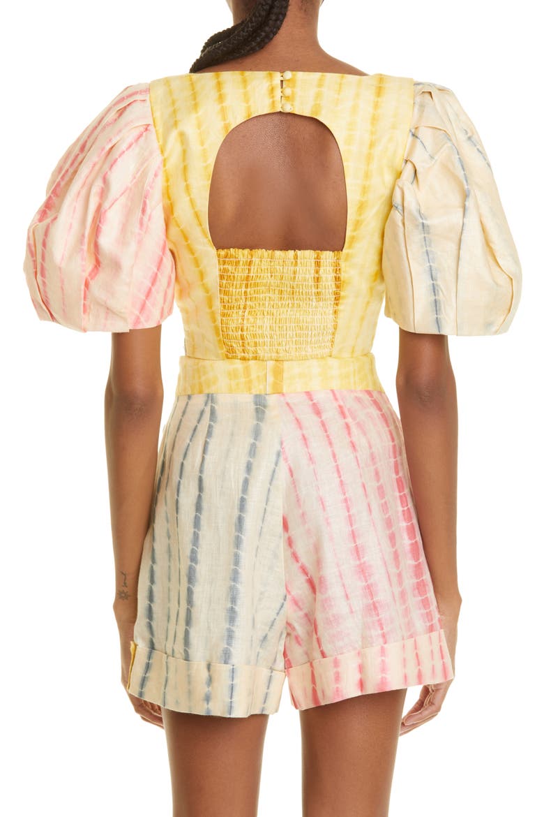 Queenie Square Neck Top, Alternate, color, MULTI
