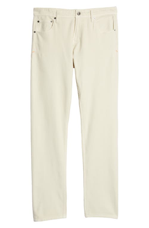 The Normal Brand Comfort Terry Five-pocket Tailored Fit Pants In Stone