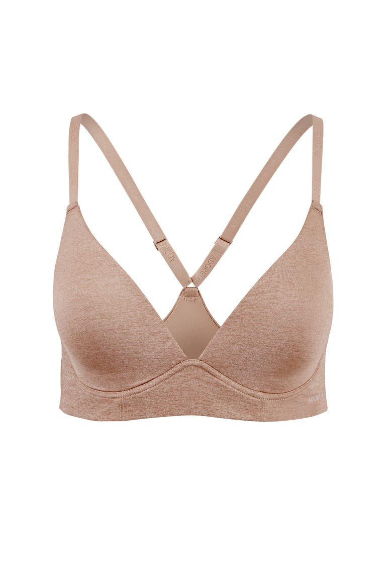 Helynn Contour Plunge Bra, Alternate, color, Open Beige
