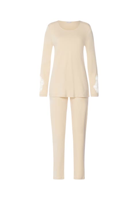 Belen Embroidered Cotton Pajama Set