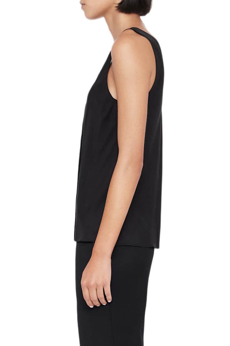 Milla Silk Blend Tank, Alternate, color, BLACK
