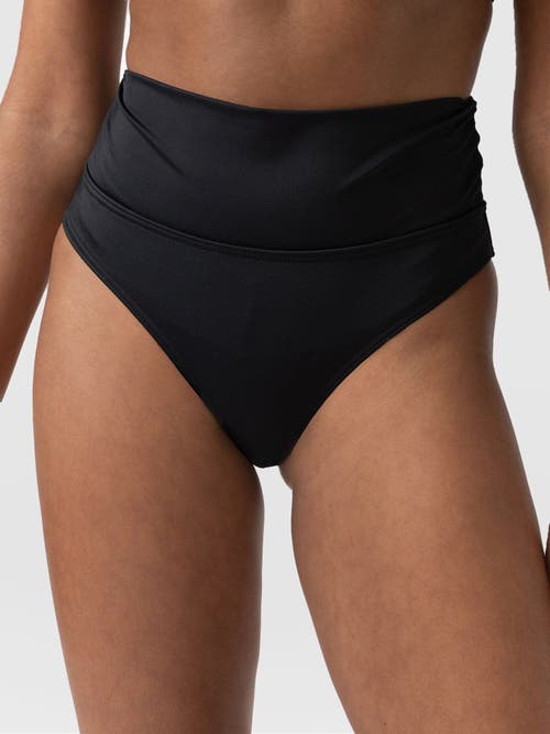 Saint + Sofia Sol Tankini Bottom In Black
